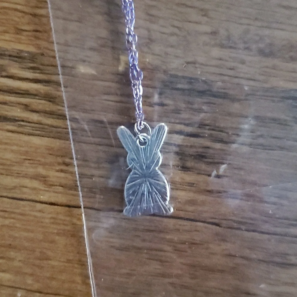 Claire's‎ Rabbit Easter Pink Bracelet and Necklace set